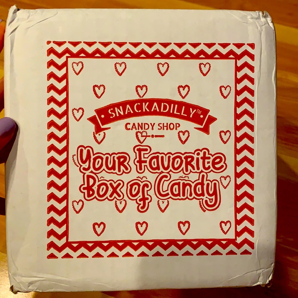 box of candy with a variety